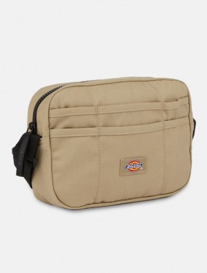 Bolsa Messenger Dickies Moreauville Feminino Caqui | 499321785