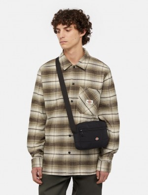 Bolsas Crossbody Dickies Gardiner Feminino Pretas | 756417383