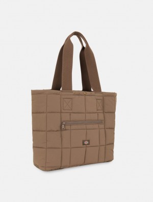 Bolsas Tote Dickies Gardiner Feminino Marrom | 759686114