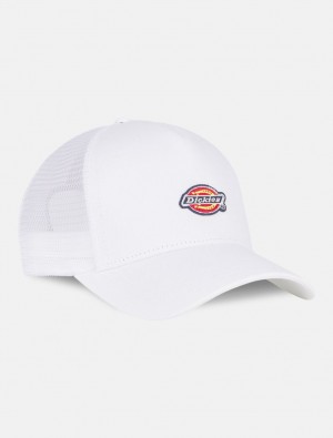Boné Dickies Hanston Trucker Masculino Branco | 642075958
