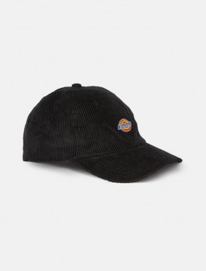 Boné Dickies Hardwick Cord Baseball Masculino Pretas | 508627973