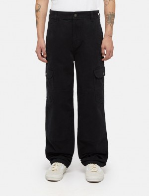 Calça Cargo Dickies Duck Canvas Masculino Pretas | 411511147