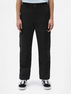 Calça Cargo Dickies Hooper Bay Feminino Pretas | 12099332