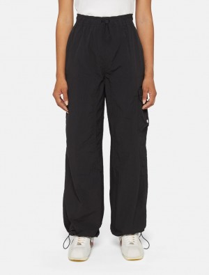 Calça Cargo Dickies Jackson Feminino Pretas | 56313004