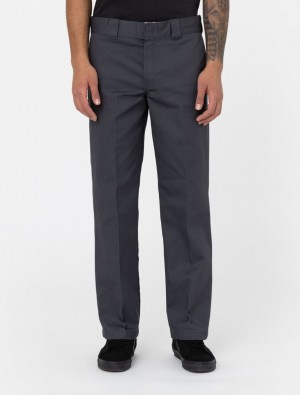 Calças De Trabalho Dickies 873 Slim Straight Masculino Pretas | 647577735