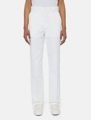Calças De Trabalho Dickies 874 Feminino Branco | 814386335