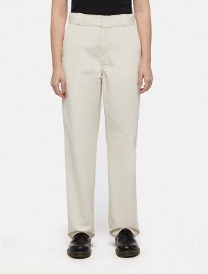 Calças De Trabalho Dickies 874 Feminino Branco | 356185803