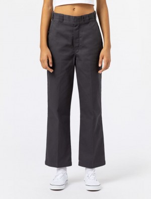 Calças De Trabalho Dickies Elizaville Feminino Cinzentas | 830728071