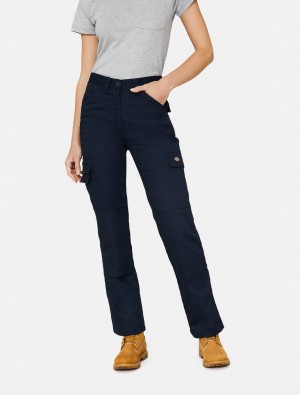 Calças De Trabalho Dickies Flex Everyday Feminino Azul Marinho | 626523537
