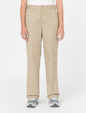 Calças De Trabalho Dickies Original 874 Feminino Caqui | 991488881