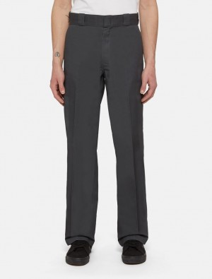 Calças De Trabalho Dickies Original 874 Masculino Pretas | 719393678
