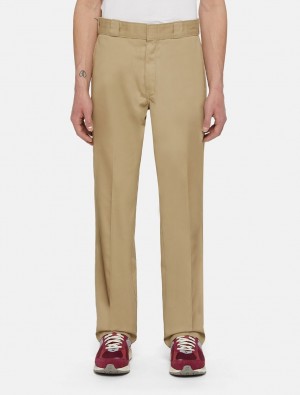 Calças De Trabalho Dickies Original 874 Masculino Caqui | 286388706