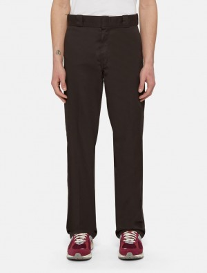 Calças De Trabalho Dickies Original 874 Masculino Chocolate | 93735882