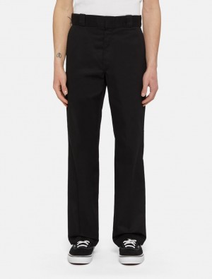 Calças De Trabalho Dickies Original 874 Masculino Pretas | 791942896