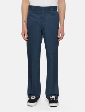 Calças De Trabalho Dickies Original 874 Masculino Azul Marinho | 890215369