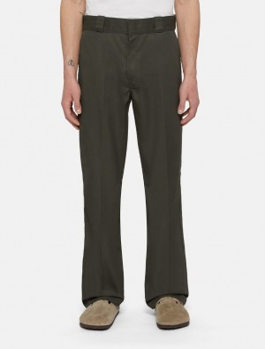 Calças De Trabalho Dickies Original 874 Masculino Verdes | 739418639