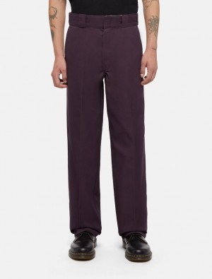 Calças De Trabalho Dickies Original 874 Masculino Roxo | 866896835