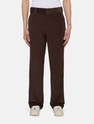 Calças Dickies Corduroy 874 Masculino Chocolate | 390973191
