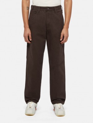Calças Dickies Duck Canvas Carpenter Masculino Chocolate | 761938049
