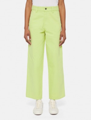 Calças Dickies Duck Canvas Feminino Amarelas | 907659781