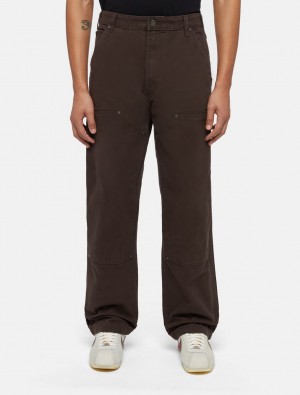 Calças Dickies Duck Canvas Utility Masculino Chocolate | 899866410