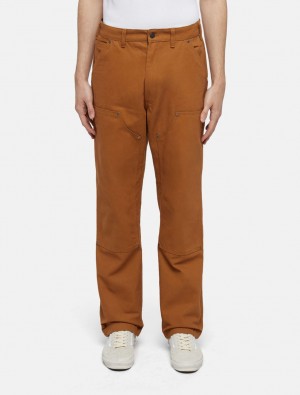Calças Dickies Duck Canvas Utility Masculino Marrom | 194590200
