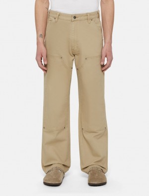 Calças Dickies Duck Canvas Utility Masculino Caqui | 415649989