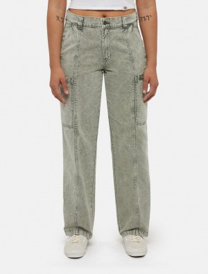 Calças Dickies Newington Feminino Verdes | 215418199