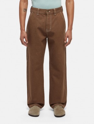 Calças Dickies Stevensville Carpenter Masculino Marrom | 969352829
