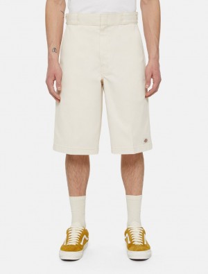 Calção Dickies 13 Inch Multi Pocket Work Masculino Branco | 529321141