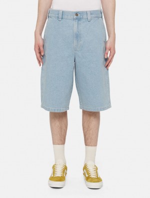 Calção Dickies Madison Denim Masculino Azuis | 99302600