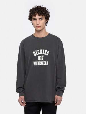 Camiseta Dickies 817 Masculino Pretas | 665838165
