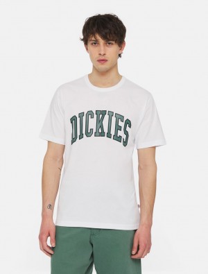 Camiseta Dickies Aitkin Short Sleeve Masculino Branco | 846838229