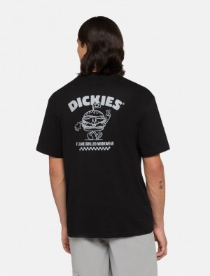 Camiseta Dickies Colstrip Masculino Pretas | 829758187