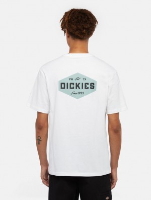 Camiseta Dickies Emblem Masculino Branco | 343459248