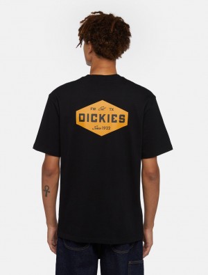 Camiseta Dickies Emblem Masculino Pretas | 258846570