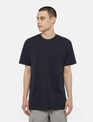 Camiseta Dickies Everyday Short Sleeve Masculino Azul Marinho | 85861345