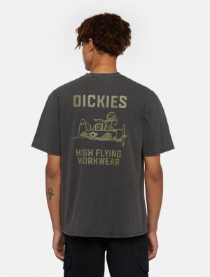 Camiseta Dickies High Flying Workwear Masculino Cinzentas | 450139113
