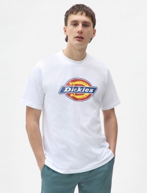 Camiseta Dickies Icon Logo Short Sleeve Masculino Branco | 108122774