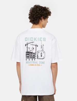 Camiseta Dickies Industrial Zone Masculino Branco | 416028260