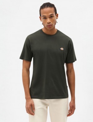 Camiseta Dickies Mapleton Short Sleeve Masculino Verdes | 385493869