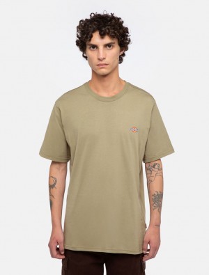 Camiseta Dickies Mapleton Short Sleeve Masculino Verde Oliva | 805688073