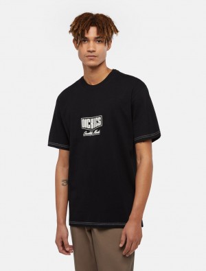 Camiseta Dickies Philipsburg Masculino Pretas | 602416389
