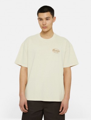 Camiseta Dickies Rustburg Short Sleeve Masculino Branco | 209632080
