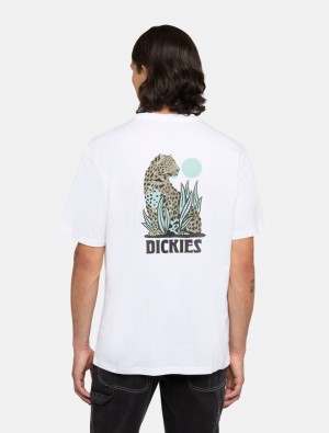 Camiseta Dickies Seeley Masculino Branco | 795942836