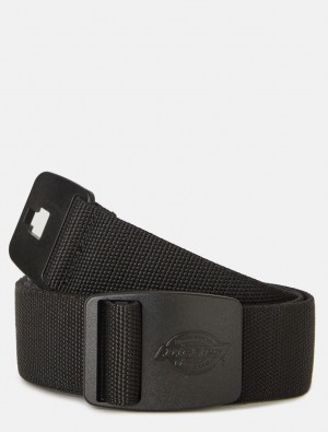 Cintos Dickies Webbing Masculino Pretas | 324570815