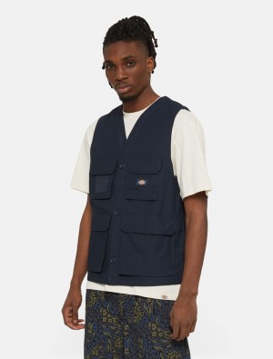 Colete Dickies Fishersville Masculino Azul Marinho | 294967459