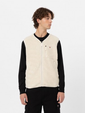 Colete Dickies Mount Hope Masculino Branco | 836890192