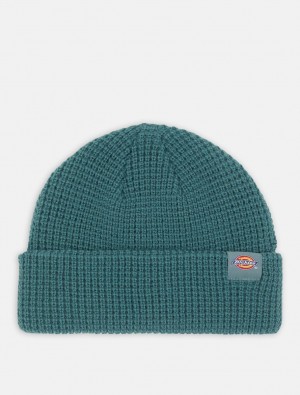 Gorro Dickies Woodworth Waffle Feminino Verdes | 685468552