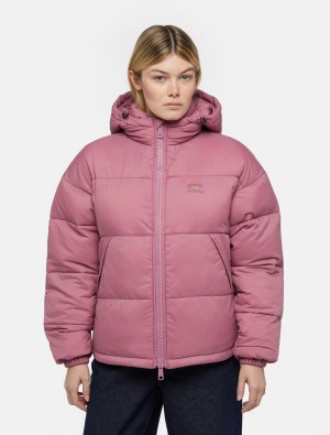 Jaquetas Dickies Alatna Oversized Puffer Feminino Rosa | 134842931